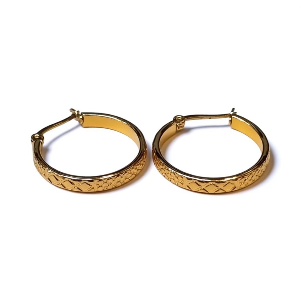 Boucles d'oreilles Rendez-vous à carreaux - Chics et fiables !