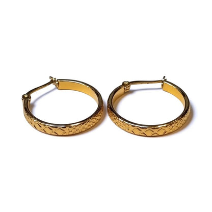 Boucles d'oreilles Rendez-vous à carreaux - Chics et fiables !