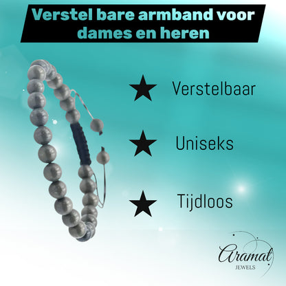 Pyriet Natuursteen Armband man vrouw