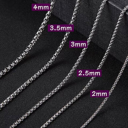 Zilverkleurige Jasseron Ketting 65 cm – 2 mm