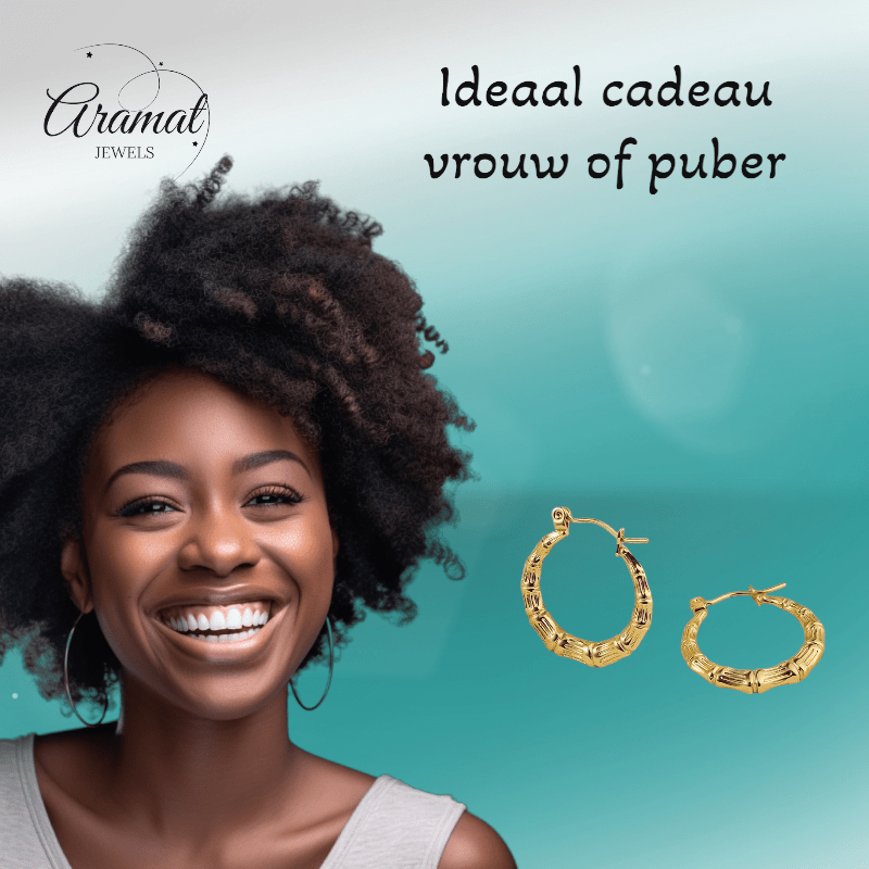 RVS Oorringen Bone - structuur 25mm – Goudkleurig & Trendy - oor6357 - 514405 - Oorringen kopen# - 25mm - alles - cadeau