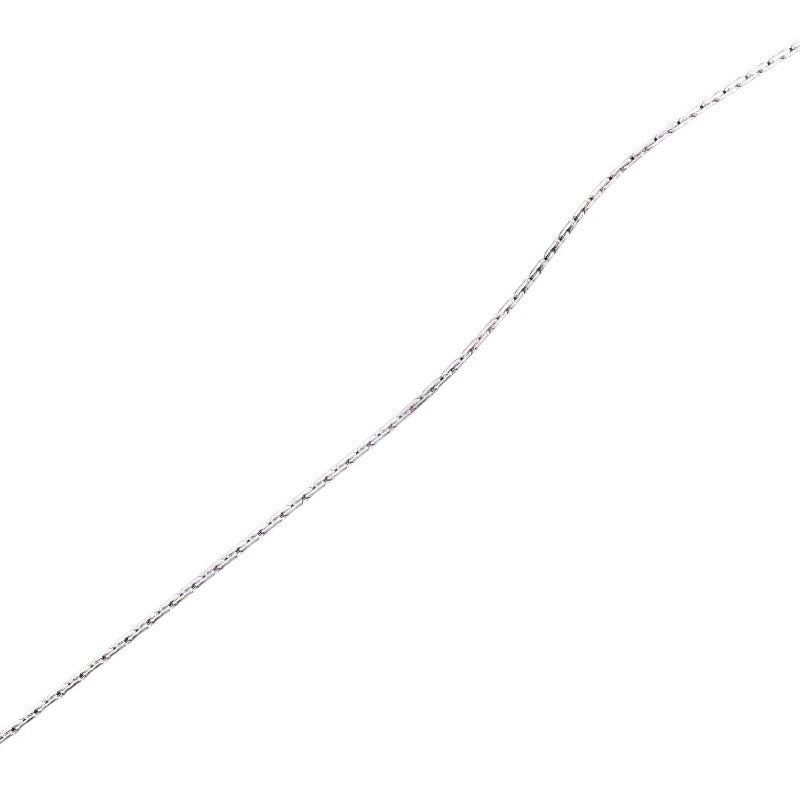 Chaîne serpent unisexe en acier inoxydable argenté