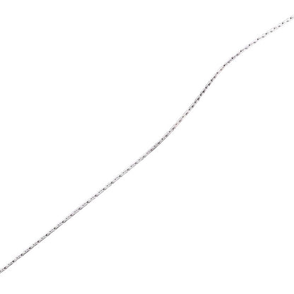 Chaîne serpent unisexe en acier inoxydable argenté