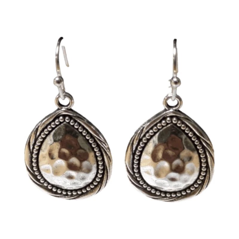 Sierlijke Druppel Oorhangers – Antieke Boho Stijl – 35x20mm - oor6056 - Oorhangers kopen# - 35mm - alles - bali