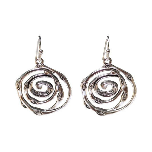 Spiraal Oorhangers - Zinklegering - 40mm - oor6063 - Oorhangers kopen# - 40mm - alles - bali