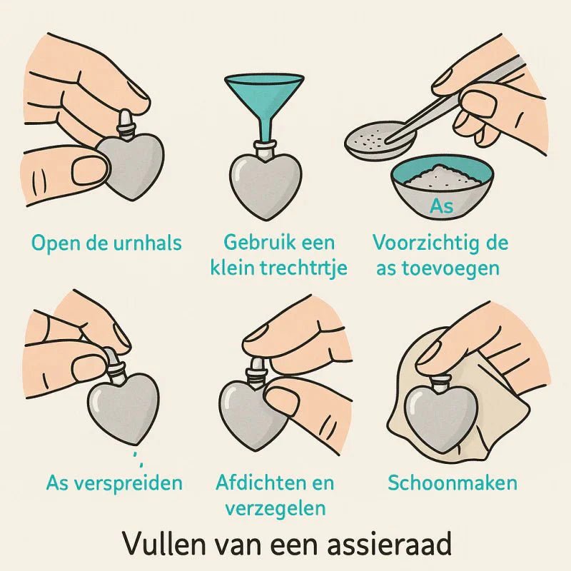 Stalen Asbedel Hart met Inscriptie 'Dad' voor Armband of Ketting 12mm - Aramat Jewels - Asbedels - cadeautip