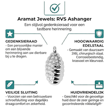 Een witgouden hanger met diamanten