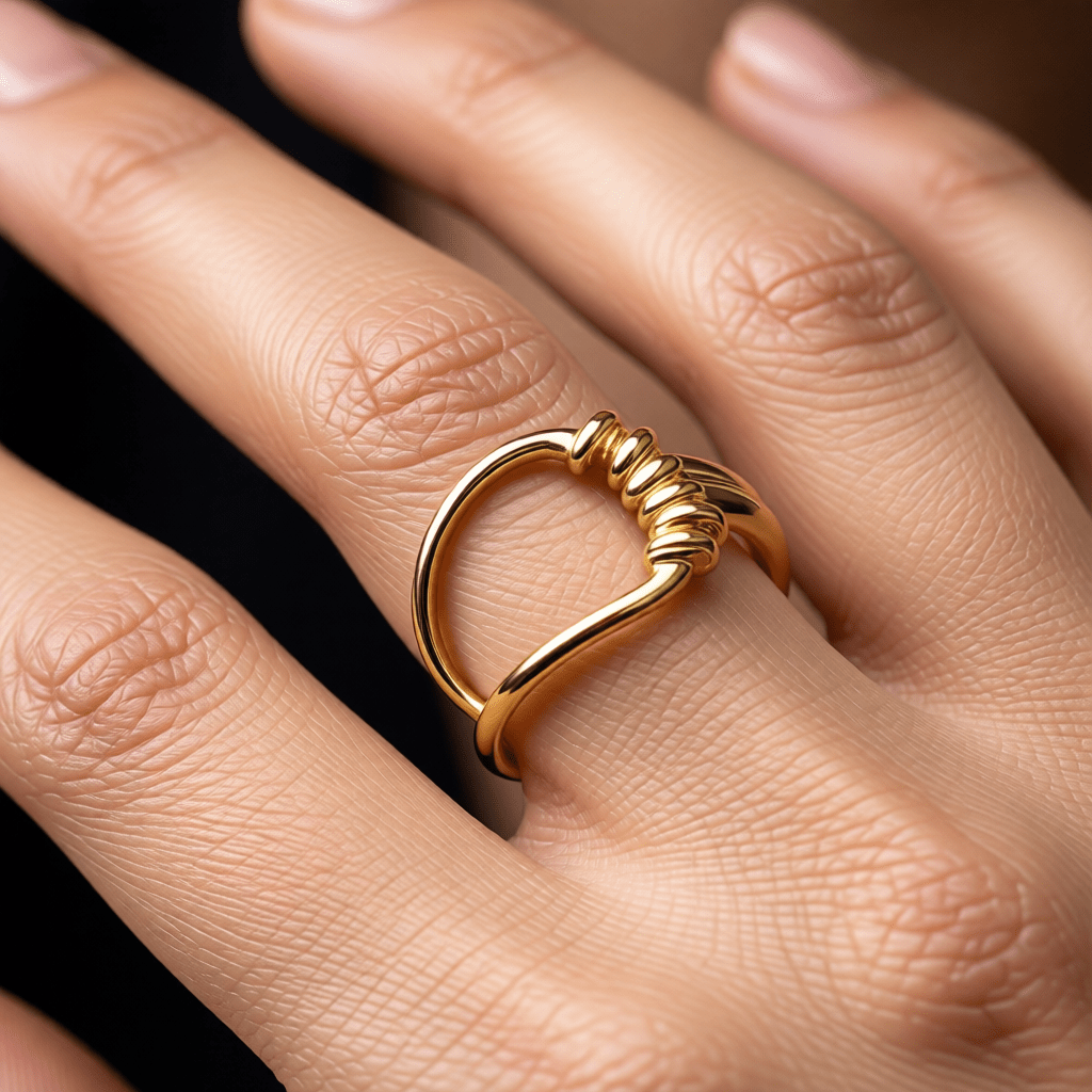 Stalen Damesring - Lusmotief - Verstelbaar - 14mm - RVS - Aramat Jewels - Ringen - cadeautip