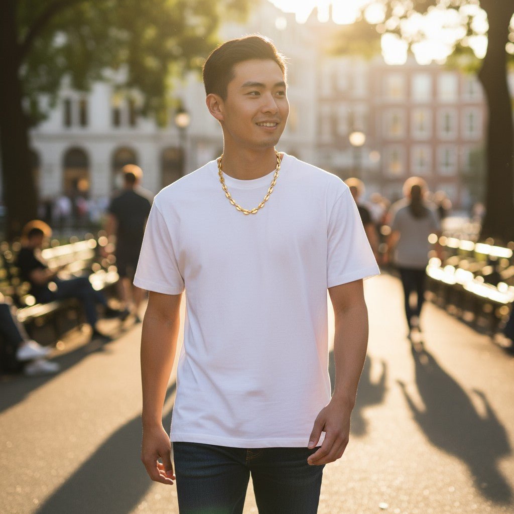 Stalen Fantasie Ketting met Grieks Motief - Aramat Jewels - Halskettingen - cadeautip