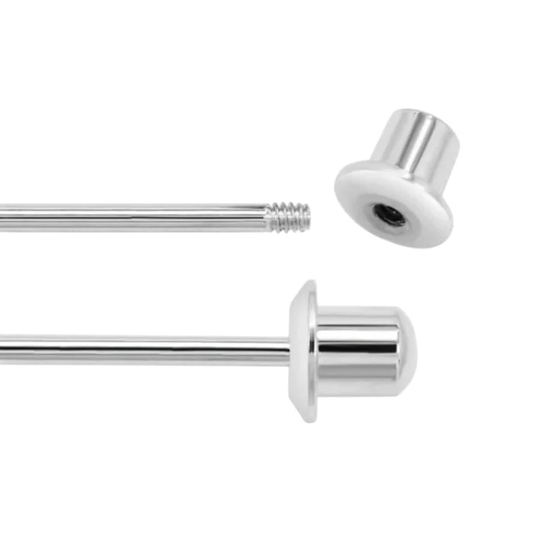 Stalen kinderoorbellen - bolletjes oorknopjes 3mm - schroefsluiting - oor6259 - 72425 - Oorbellen kopen# - 3mm - alles