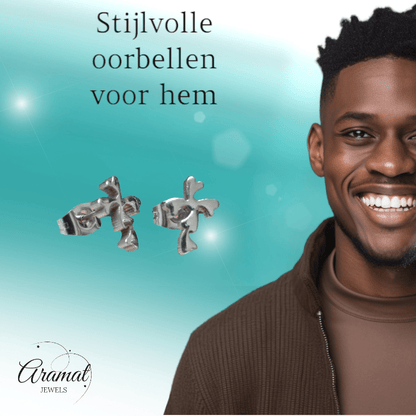 Stalen Kruisjes Oorbellen Zilverkleurig – 10x7mm - oor2799 - LJE1154 - Oorbellen kopen# - 10mm - alles - cadeau