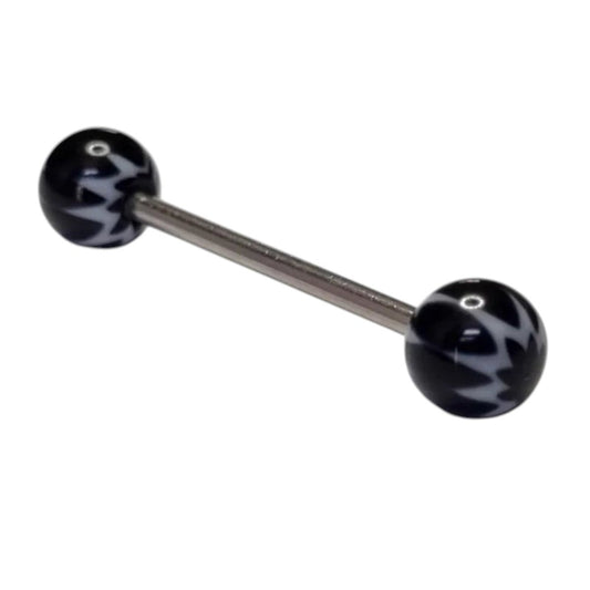 Een paar zwarte tepels