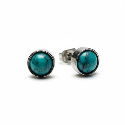 Turquoise Steen Oorbellen - Stijlvol en Duurzaam - Aramat Jewels - Oorbellen - cadeautip