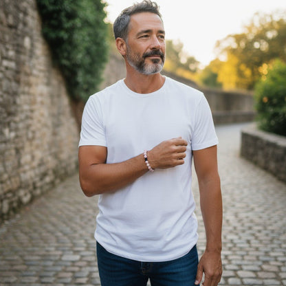 Verstelbaar Rhodochrosiet Natuursteen Armband - Aramat Jewels - Armbanden - cadeautip