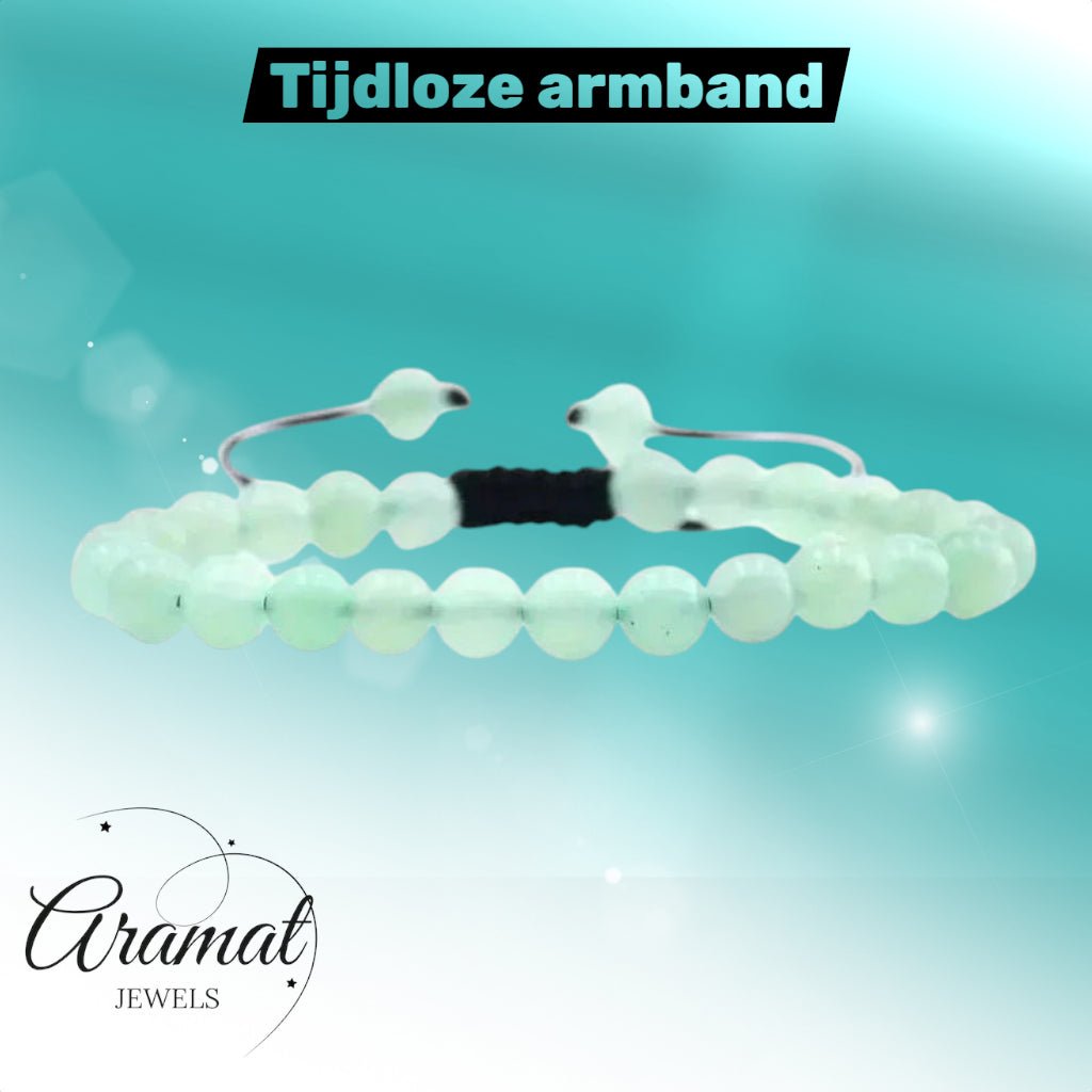 Verstelbare Armband Met Groene Aventurijn - Aramat Jewels - Armbanden - cadeautip