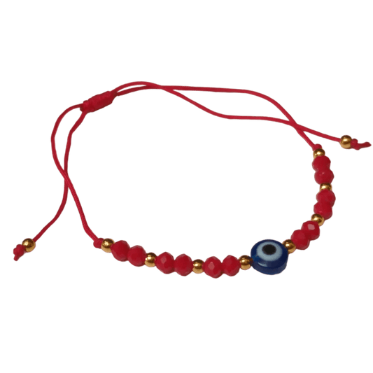 Rood en gouden kwade armband