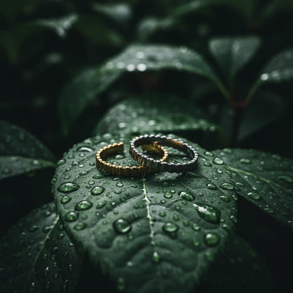 Verstelbare RVS Ring met Blokjes Motief - 3mm Breed - Aramat Jewels - Ringen - cadeautip