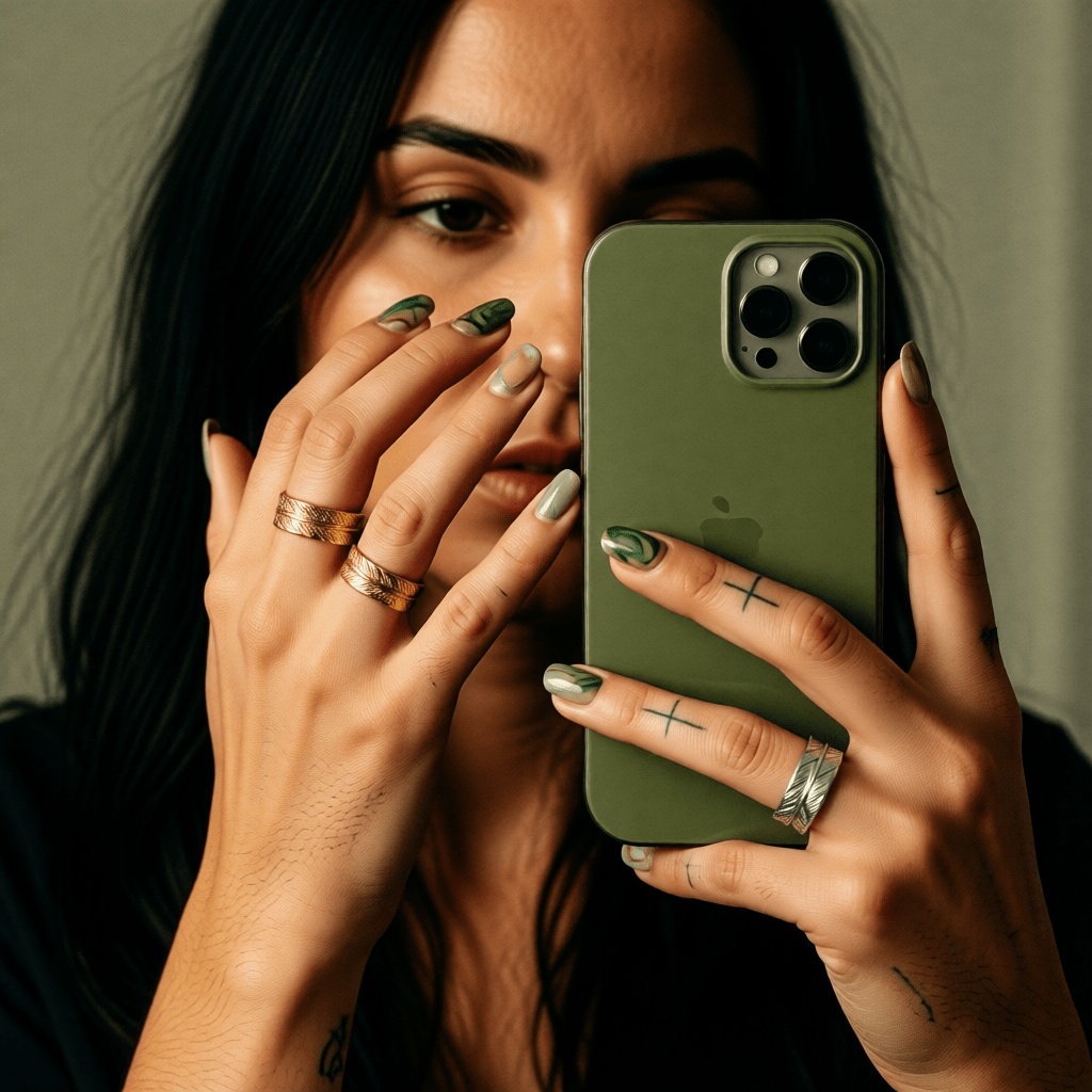 Verstelbare RVS Ring met Veertje Motief - (8 mm) - Aramat Jewels - Ringen - cadeautip