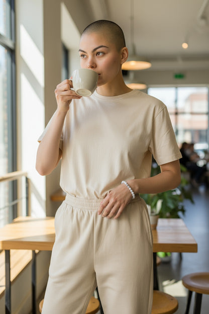 Bracelet ajustable en labradorite