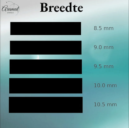 Vossenstaart Halsketting RVS 75 cm – 10 mm - Aramat Jewels - Halskettingen - cadeautip