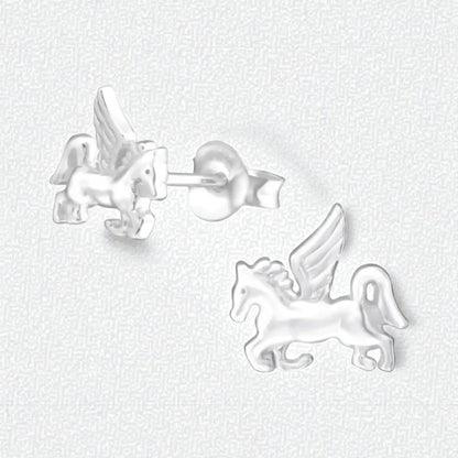 Zilveren Eenhoorn Oorbellen - Cadeau tip Meisje - Aramat Jewels - Oorbellen - cadeautip