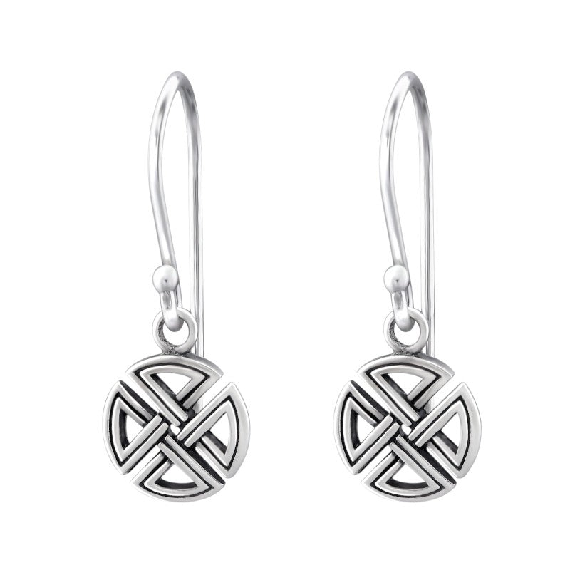 Zilveren Keltische Oorhangers - oor2473 - 31575 - Oorhangers kopen# - 20mm - 925 Zilver