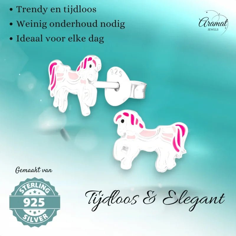 Carrousel paarden oorbellen.