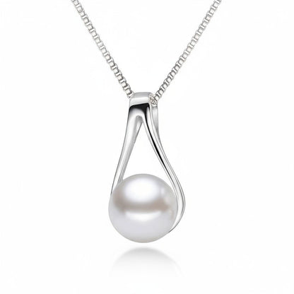 Zilveren Parel Ketting dames - Aramat Jewels - Halskettingen - cadeautip