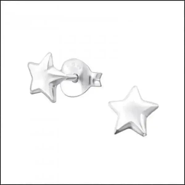 Sterling zilveren ster oorbellen