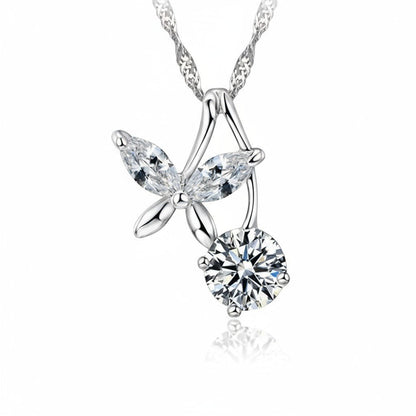 zilveren Vlinder Ketting dames - Aramat Jewels - Halskettingen - cadeautip