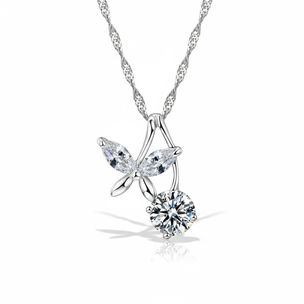 zilveren Vlinder Ketting dames - Aramat Jewels - Halskettingen - cadeautip